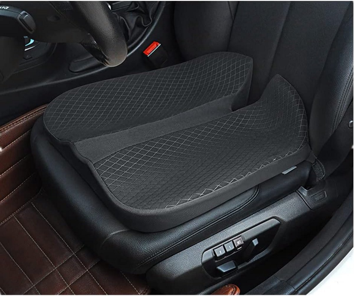 Ergonomisch Traagschuim Zitkussen voor Autostoel en Kantoorstoel met Anti-slip Laag
