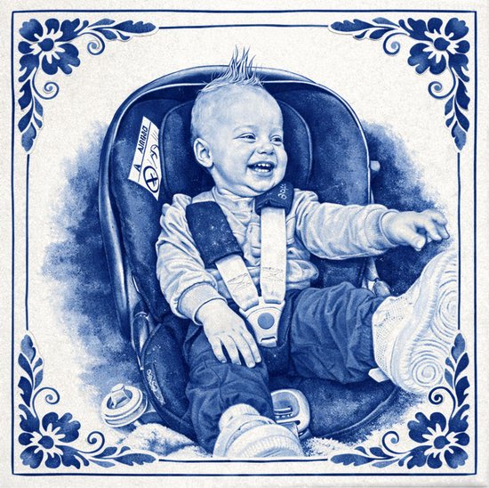 Gepersonaliseerd Tegeltje 11x11 cm – Met Eigen Foto & Tekst – Sublimatie Print – Grappig, Liefdevol of Persoonlijk – Livingstickers