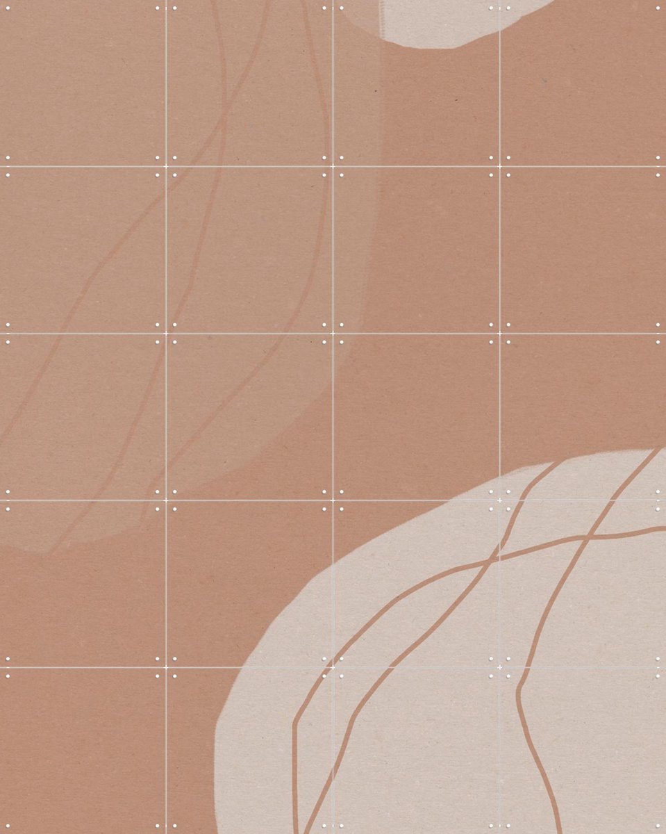 IXXI Shapes 0001, Dina Dankers & Various - 80 x 100 cm - Gratis ophangtool - Grote wanddecoratie en posters - Minimalisme, Naturalisme, Grafisch