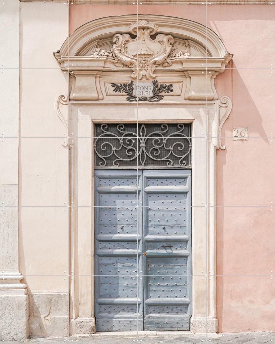 IXXI Roman Entry, Henrike Schenk - 80 x 100 cm - Gratis ophangtool - Grote wanddecoratie en posters - Klassiek, Vintage, Fotografie, Gang, Woonkamer