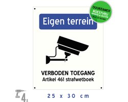 Pictogram/ bord Dibond + boorgaten | 