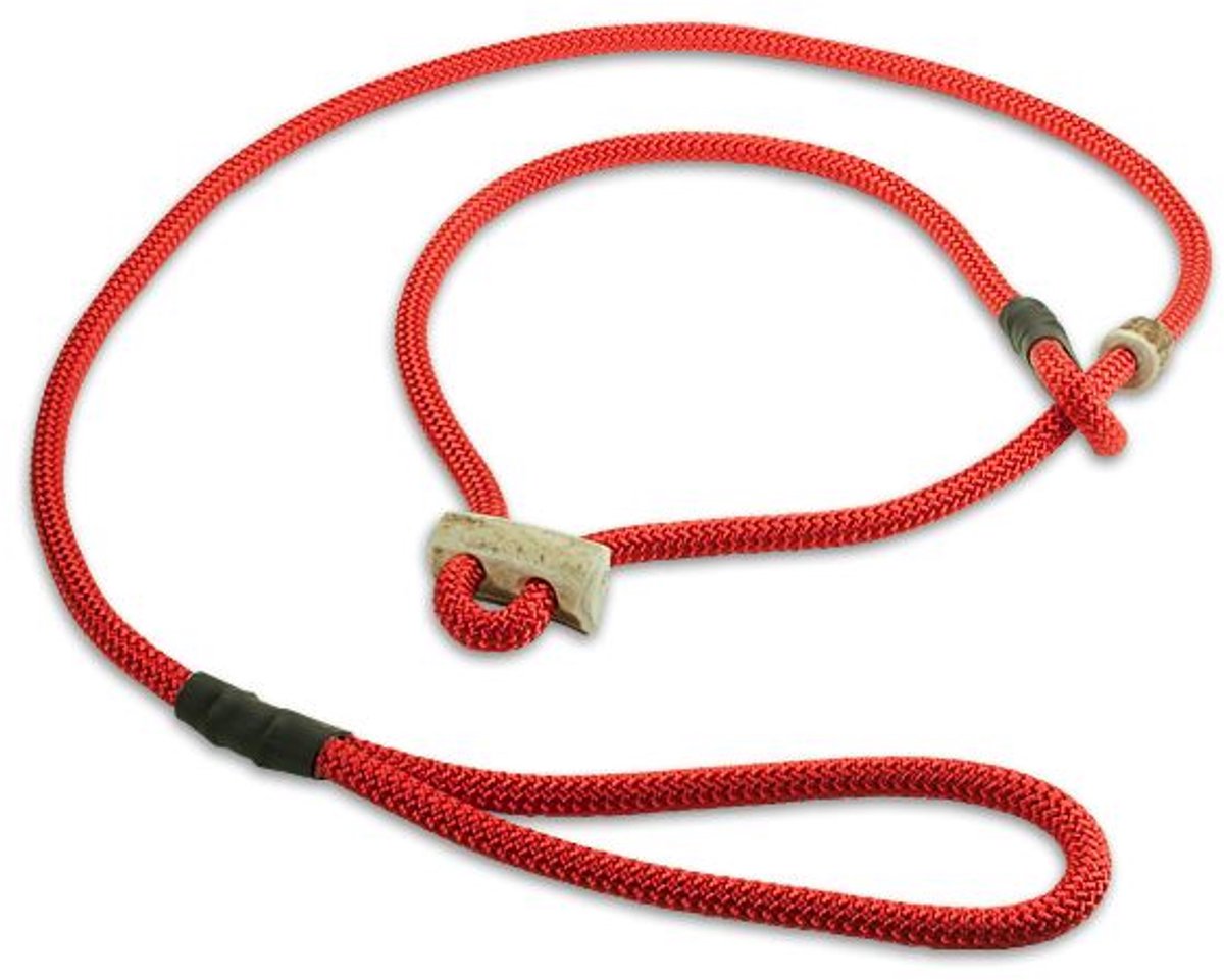 Mystique® Field trial moxon Lijn 8mm 150cm rood met hoornstopper
