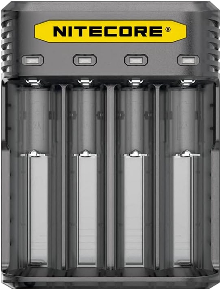 Universele 4-Bay Snel Oplader voor Verschillende Batterijtypes