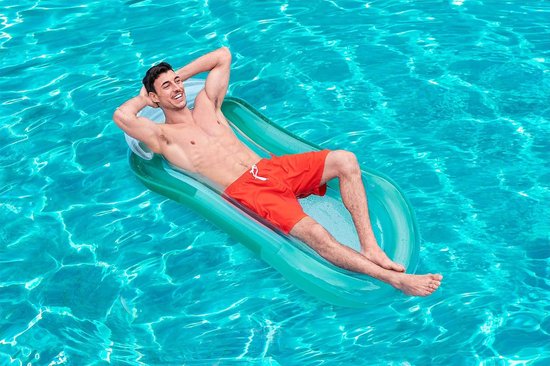 Airbed Aqua Lounge 153x74x28 cm — afbeelding 2