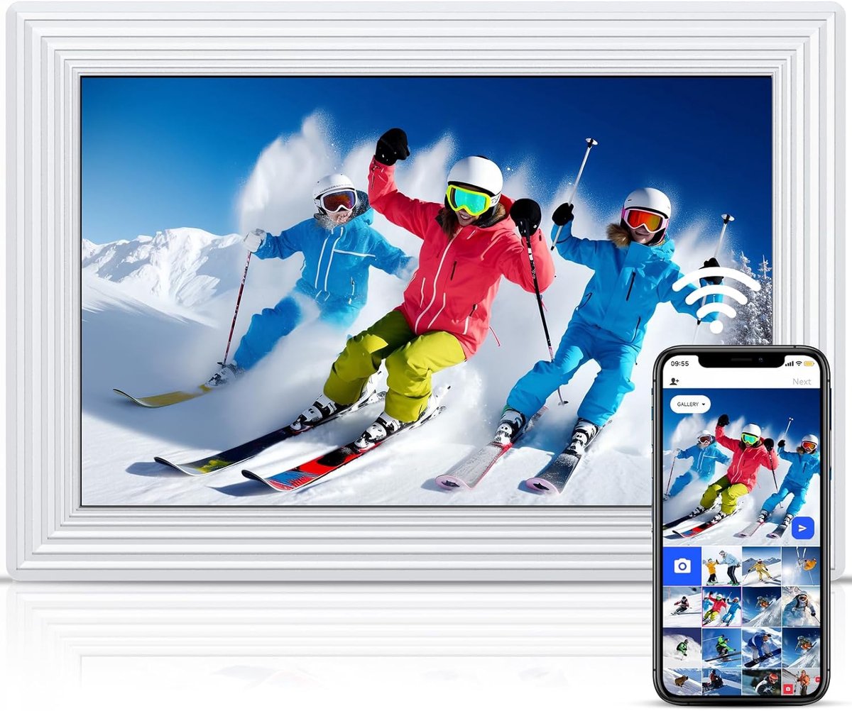10,1 inch digitale fotolijst met WiFi en Full HD touchscreen