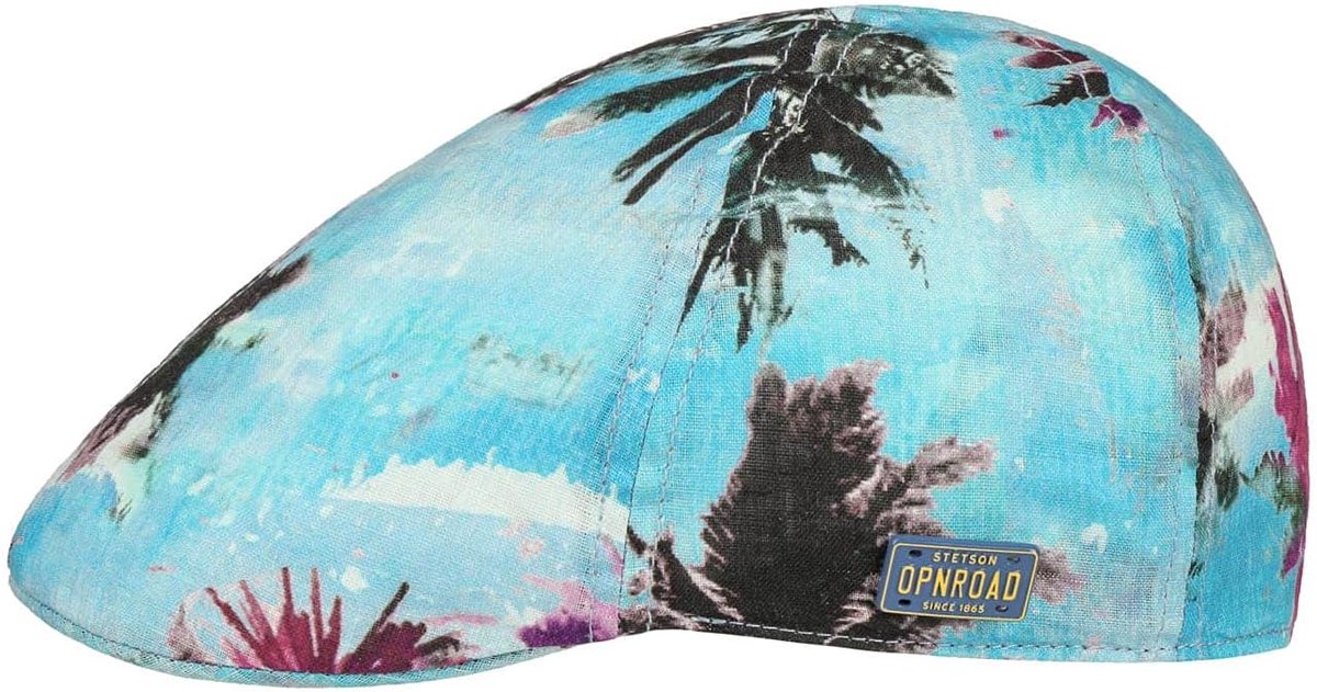 Linnen Pet voor Vrouwen en Mannen - Zomerse Flatcap met Klep