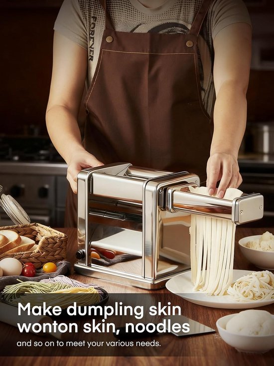 Pastamachine - Pastamaker - Spaghetti en Lasagne Machine - Keukentool van Merkloos — afbeelding 2