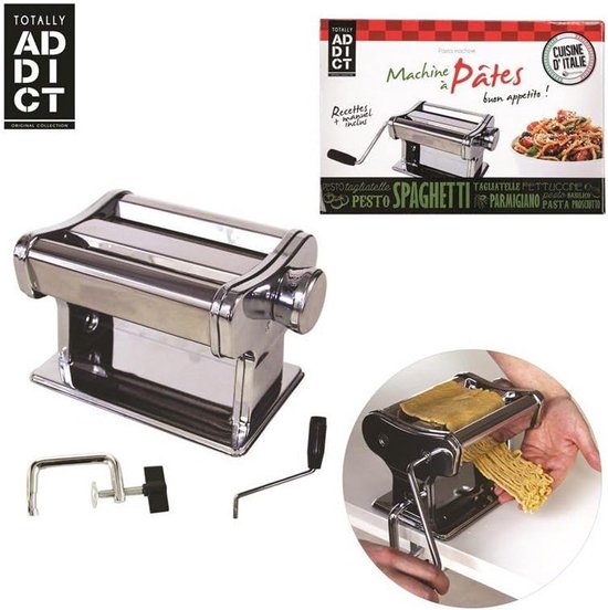 Pastamachine - Pastamaker - Spaghetti en Lasagne Machine - Pastabasis van Merkloos — afbeelding 2