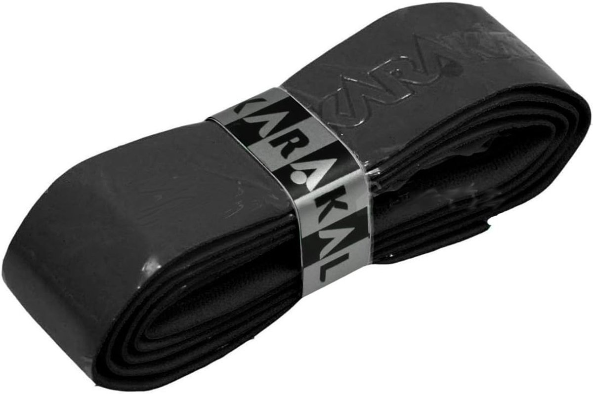 Karakal PU Super-grip Handvatten voor Tennis, Squash en Badminton - 5 x Zwart