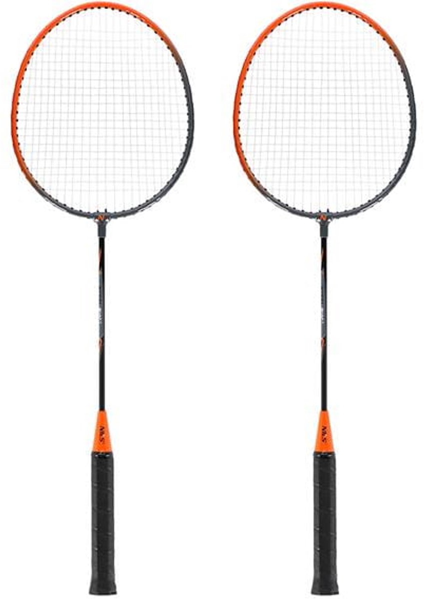 Nils NRZ005 - Badmintonset - 2 Rackets - Inclusief Hoes