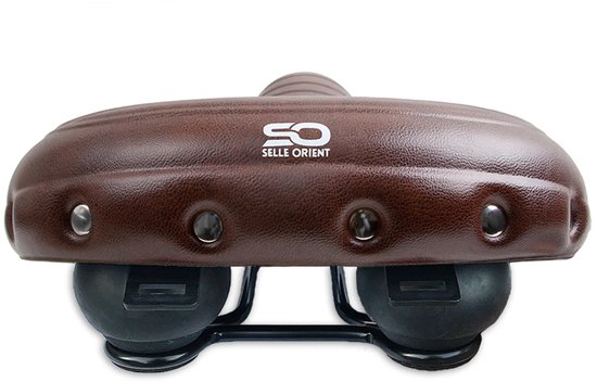 Selle Orient Relax Premium Fietszadel - Waterdicht - Bruin - Comfort — afbeelding 4