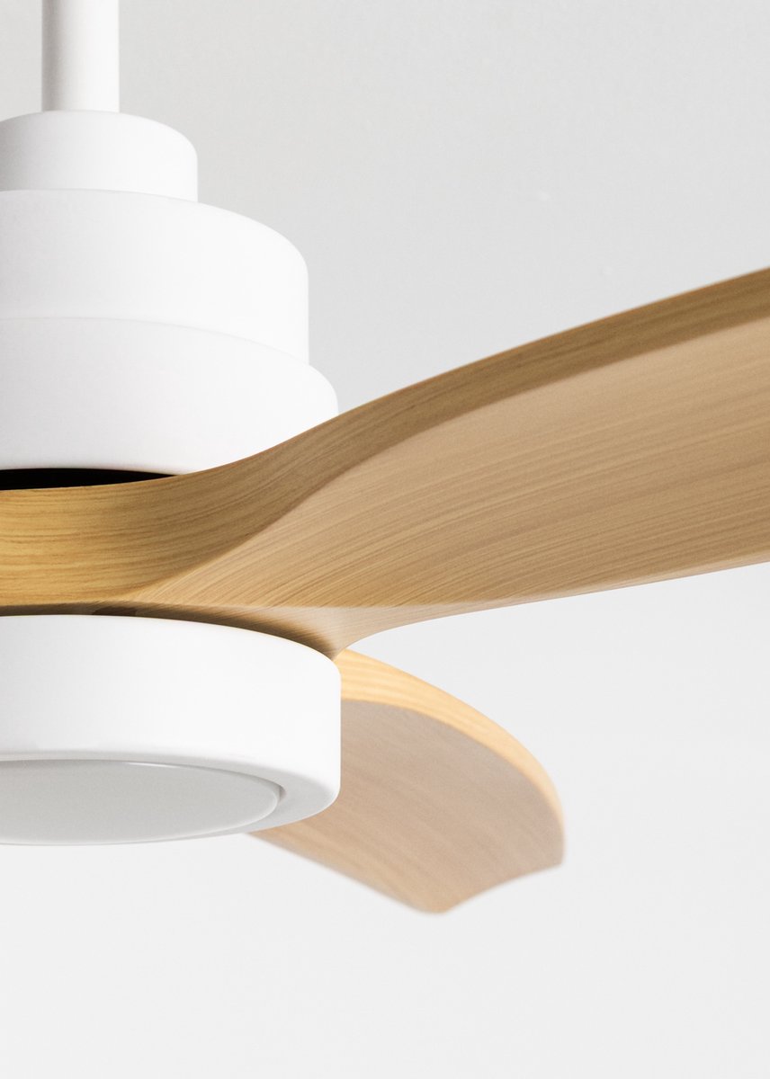 CREATE - Stille plafondventilator van 40 W met technische ABS-bladen, verkrijgbaar in verschillende maten - M - Met licht - Afstandsbediening - WIND STYLANCE – foto 8