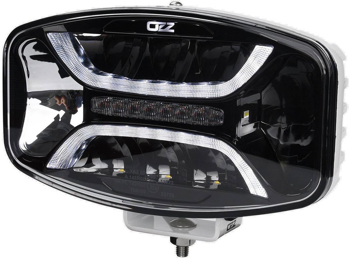 OZZ XO 1 P White LED verstraler dual colour positielichtwit / Amber R65 led flitsers ECE R112 R7 R65 R10 gekeurd