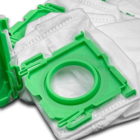 20x Stofzuigerzak Wit 29 cm x 14 cm Microfleece Voor Sebo Airbelt K1 K1 ECO 1200 K1 ECO 700 K1 Familie