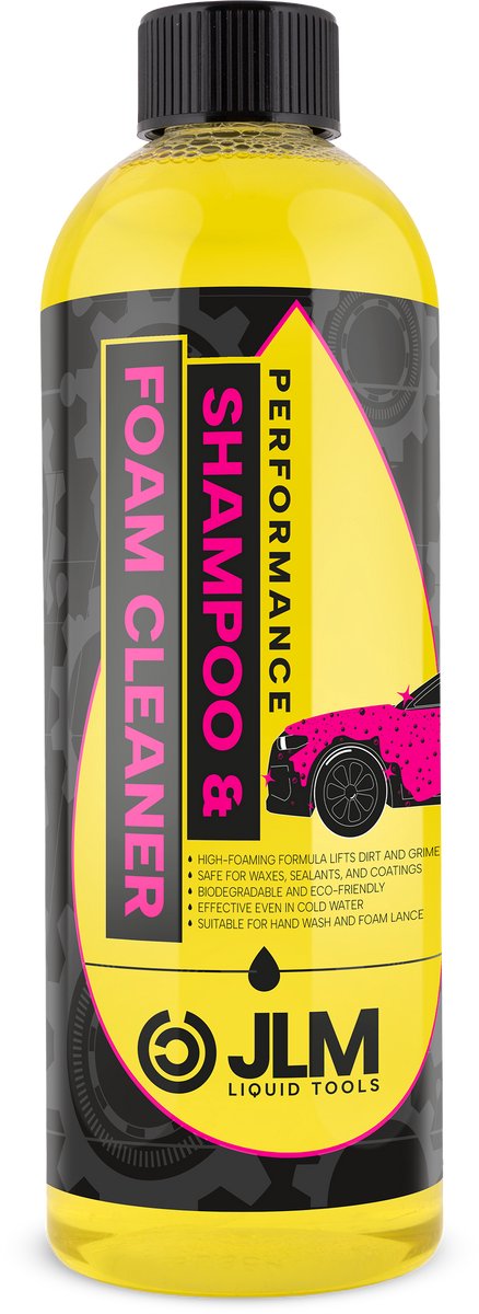 JLM Performance Shampoo & Foam - Autoshampoo - Hoogschuimend - Biologisch Afbreekbaar - pH Neutraal - 750ml
