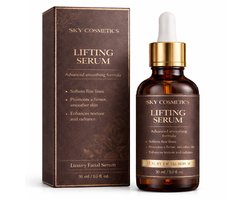 Lifting Serum & Anti-Rimpel Gezichtscrème met Collageen en Ginseng – Liftend & Verstevigend Anti-Age botox Effect – Voor een Gladde, Jeugdigere Huid – Sky Cosmetics