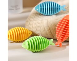 Anti-tangle washing balls for washing machines and dryers, 12 pack of reusable nylon wash balls to reduce wrinkles and remove animal hair，Drie van elk: blauw, groen, oranje en geel