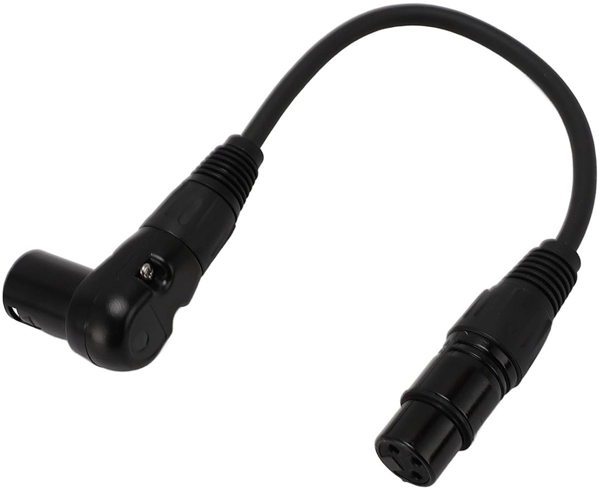 XLR 90 Graden Adapter Kabel Man Vrouw voor Microfoon, Mixer en Luidspreker (1.8m)