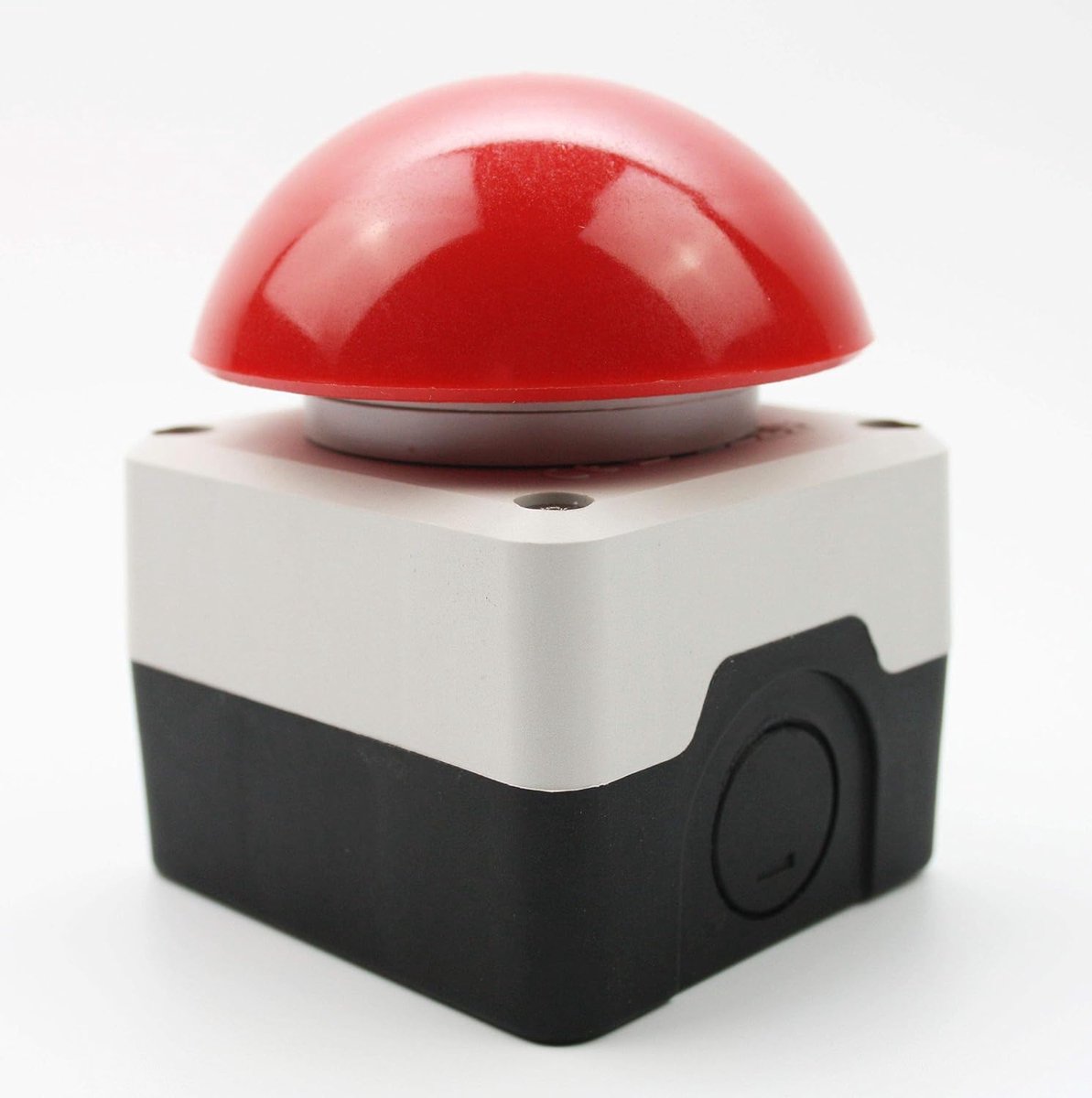Noodstop Drukknop - Paddenstoelknop Noodstop - Machine Bediening - IP65 Waterdicht - 72mm Paddenstoelkop - Rood