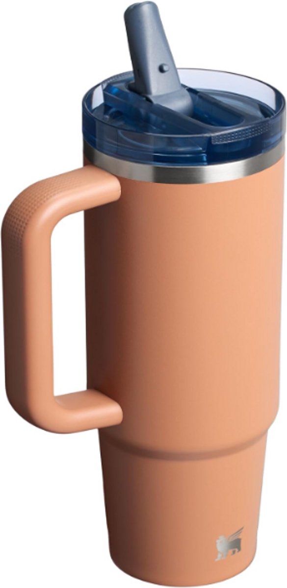 Stanley Quencher ProTour Flip Straw Tumbler 0.89L (Toast VRT) - Lekvrije Thermosbeker met Flip Straw & Handvat – Geïsoleerde RVS Drinkbeker – BPA-Vrij – Cupholder Geschikt – Ideale Reisbeker voor Water, Iced Coffee & Sport – foto 2