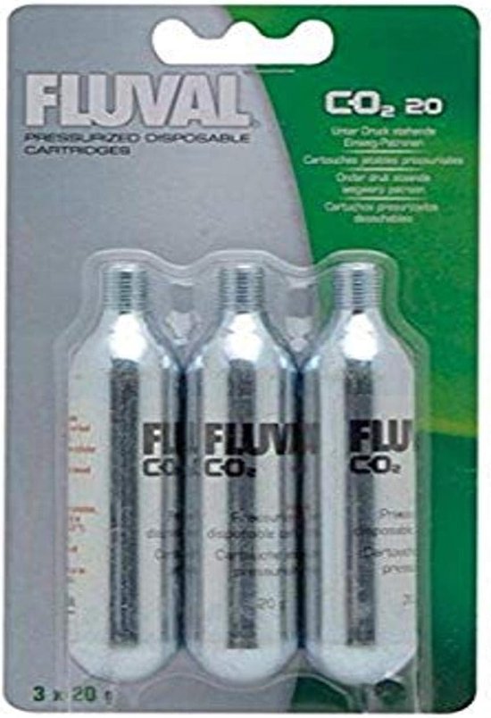 CO2 Cartridges - Wegwerp Cilinders - Aquarium Plantengroei - Onder druk - 20 gram