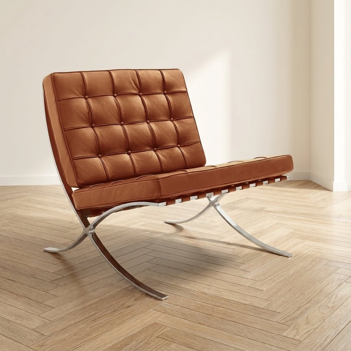 Dimehouse Design fauteuil cognac premium leer Expo - Leer - Design