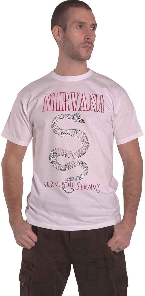 Mannen T-shirt - Bandshirt Casual - Dagelijks Gebruik - Iconisch Grafisch Design - 24 x 22 x 2 cm - Wit