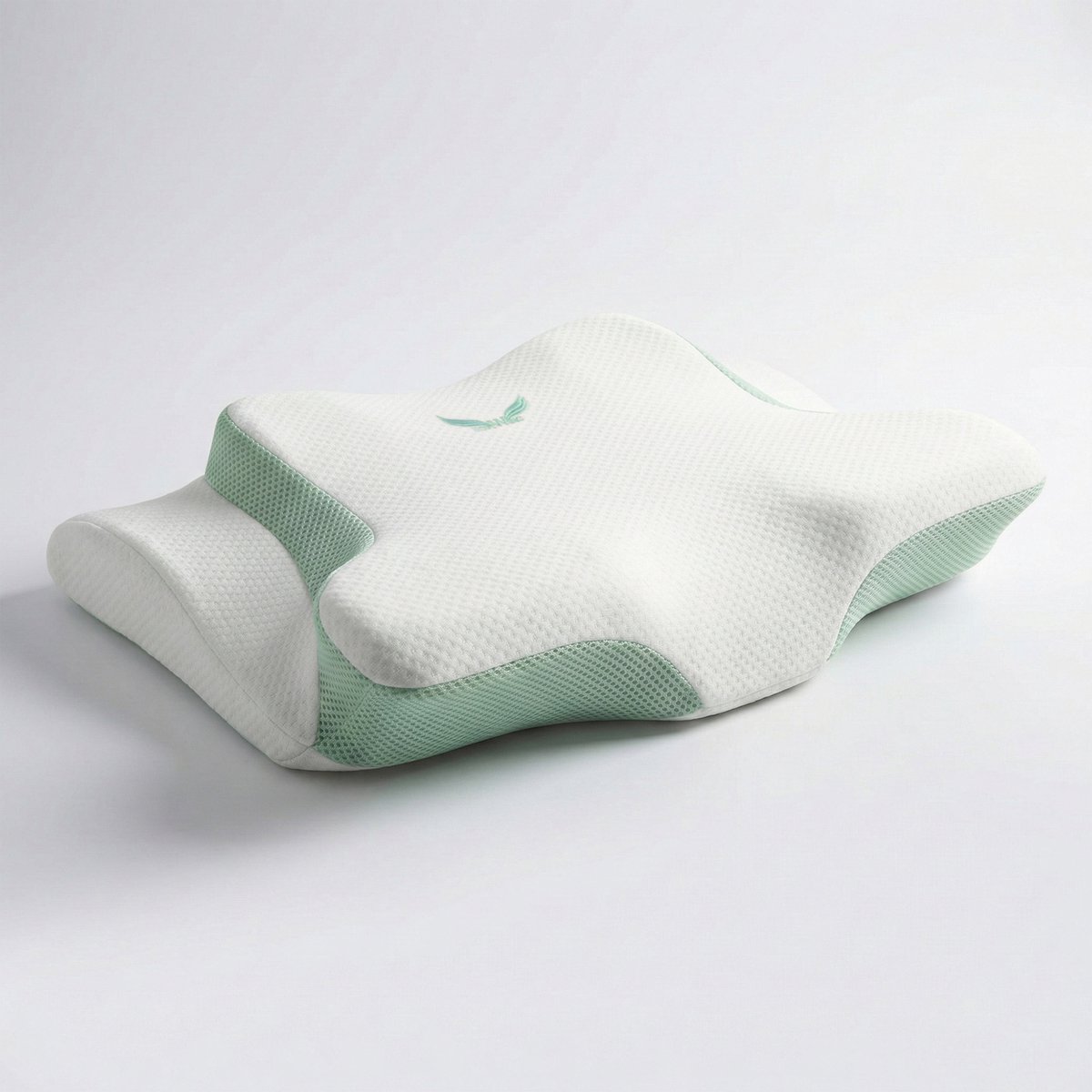 Y-NOT - Dreampillow Ergonomic Kussen - Geschikt voor rug-, buik- en zijslapers - Blue Memory Foam - 60 x 40 cm