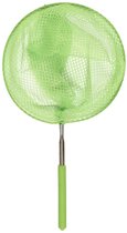 Schepnet - telescopisch- 70 cm - groen - aluminium - visnet / vlindernet - uitschuifbaar