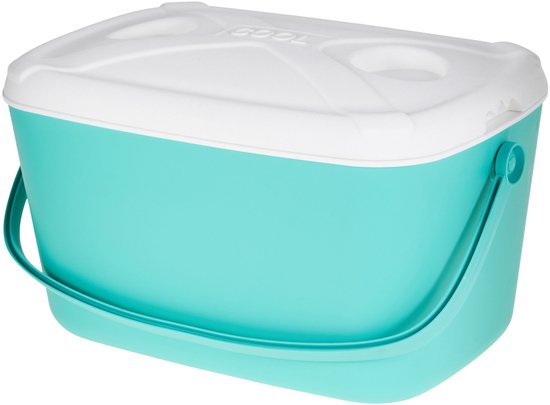 Exellent Houseware Koelboxen set - groen - 15 en 30 liter - 2 stuks - koelbox - camping - picknicken van Merkloos — afbeelding 2