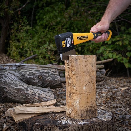 Houtklover - Splijtammer - Kloof Snel Hout - Convexte Kop - 1.1kg - Zwart van Merkloos	 — afbeelding 2