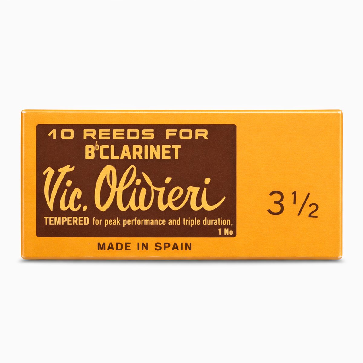 Vic. Olivieri Bb Klarinet rieten rietjes NewOldstock Sterkte 3.5