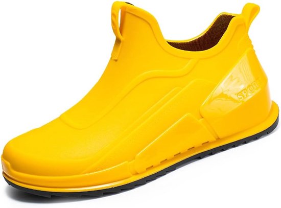 Heren Regenlaarzen – Korte Rubberen Enkellaarzen – Waterdicht, Antislip En Licht – Platte Zool – Perfect Voor Tuin, Wandelen En Nat Weer – In Veel Kleuren Verkrijgbaar