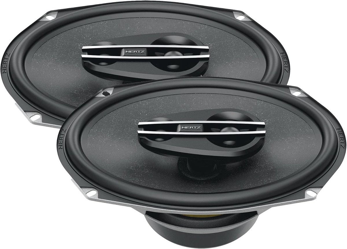 Auto Speakers - Coaxiale Geluidssysteem - Muziek Luisteren - Drie Weg Systeem - 6x9 Inch - Zilver