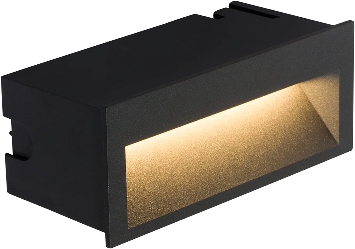 Inbouw Wandlamp Baksteen voor Buiten en Binnen - 4W LED Warm Wit IP65