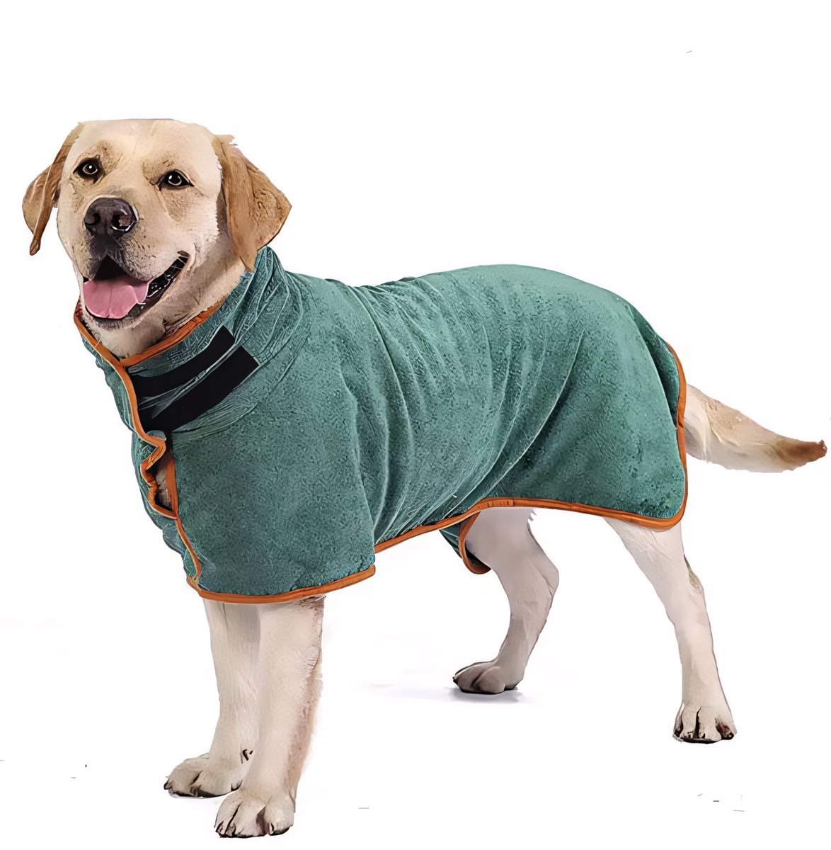 Ohpets® Hondenbadjas - Honden Badjas - M (Ruglengte 50-55 cm) - Groen