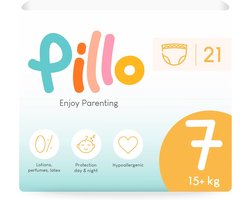 Luierbroekjes Maat 7 - Pants Luiers - Baby Verschoningen - Gecertificeerde Materialen - 21 Stuks - Wit