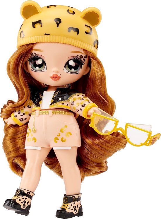 Pluche Verrassingspop Jaguar - 18cm Beweegbaar Modepop Speelgoed voor Kinderen — afbeelding 5