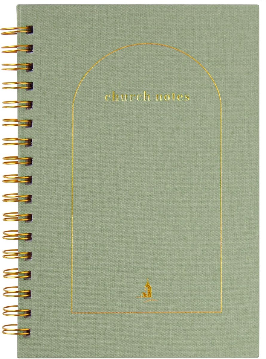 Linnen Hardcover Bijbelstudie Journal voor Preeknotities en Gebed