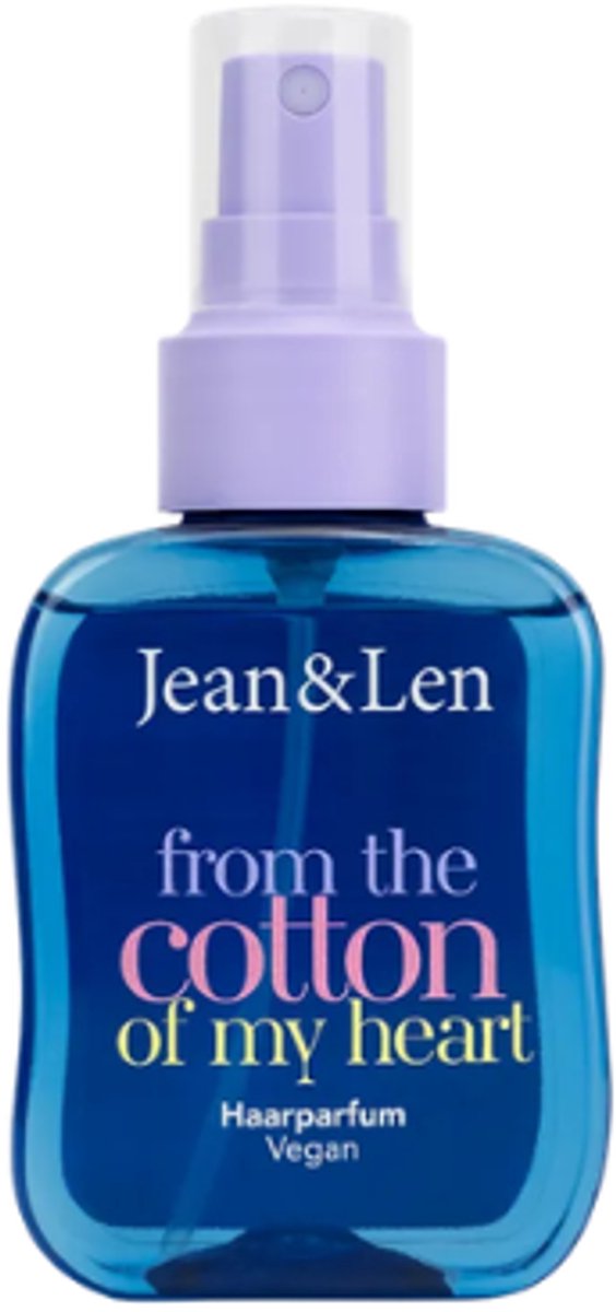 Jean&Len Haarparfum - From the Cotton of my Heart | 1x 105ml - Fris Katoen | Frisse geur van vers gewassen was in je haar