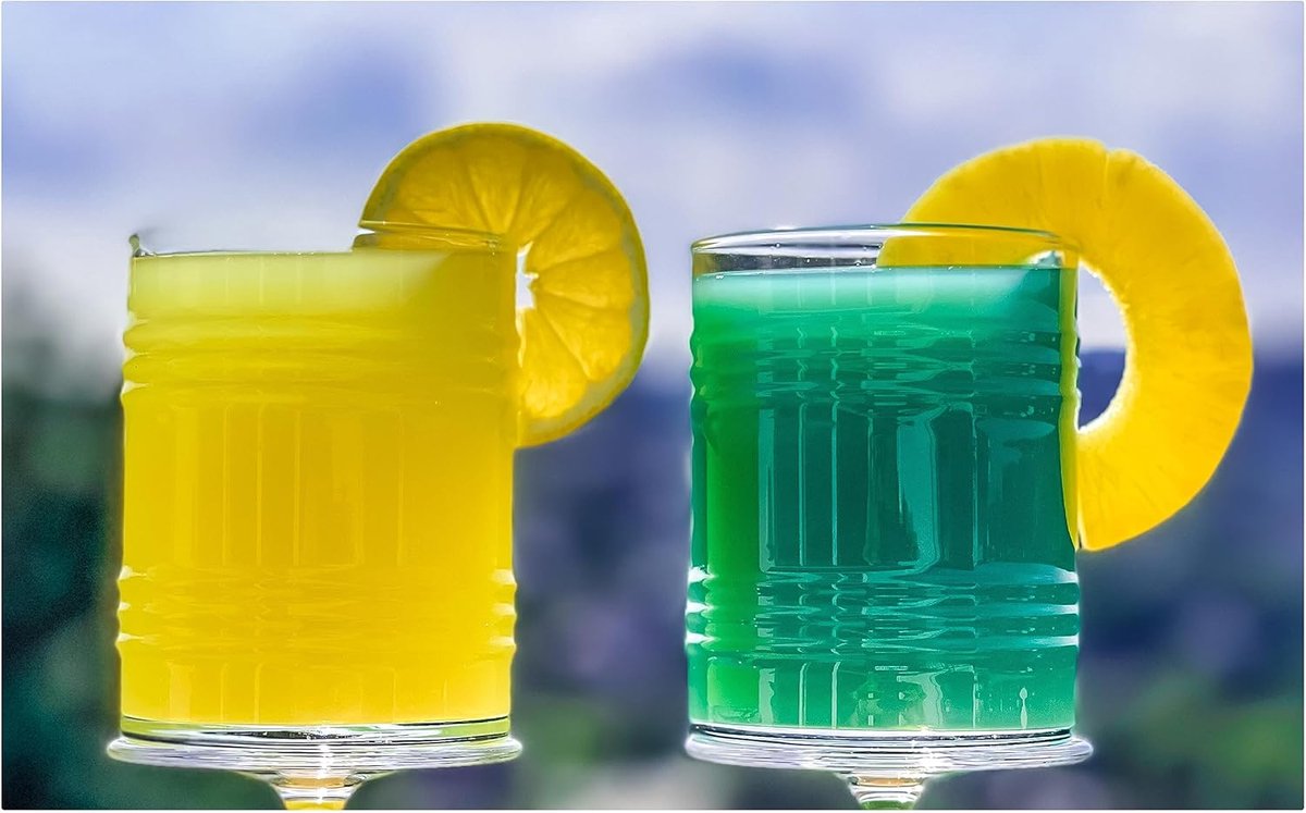 XL Cocktailglazen Set van 2 - Ideaal voor Pina Colada, Mojito en Tiki Dranken - 360ml - Vaatwasserbestendig