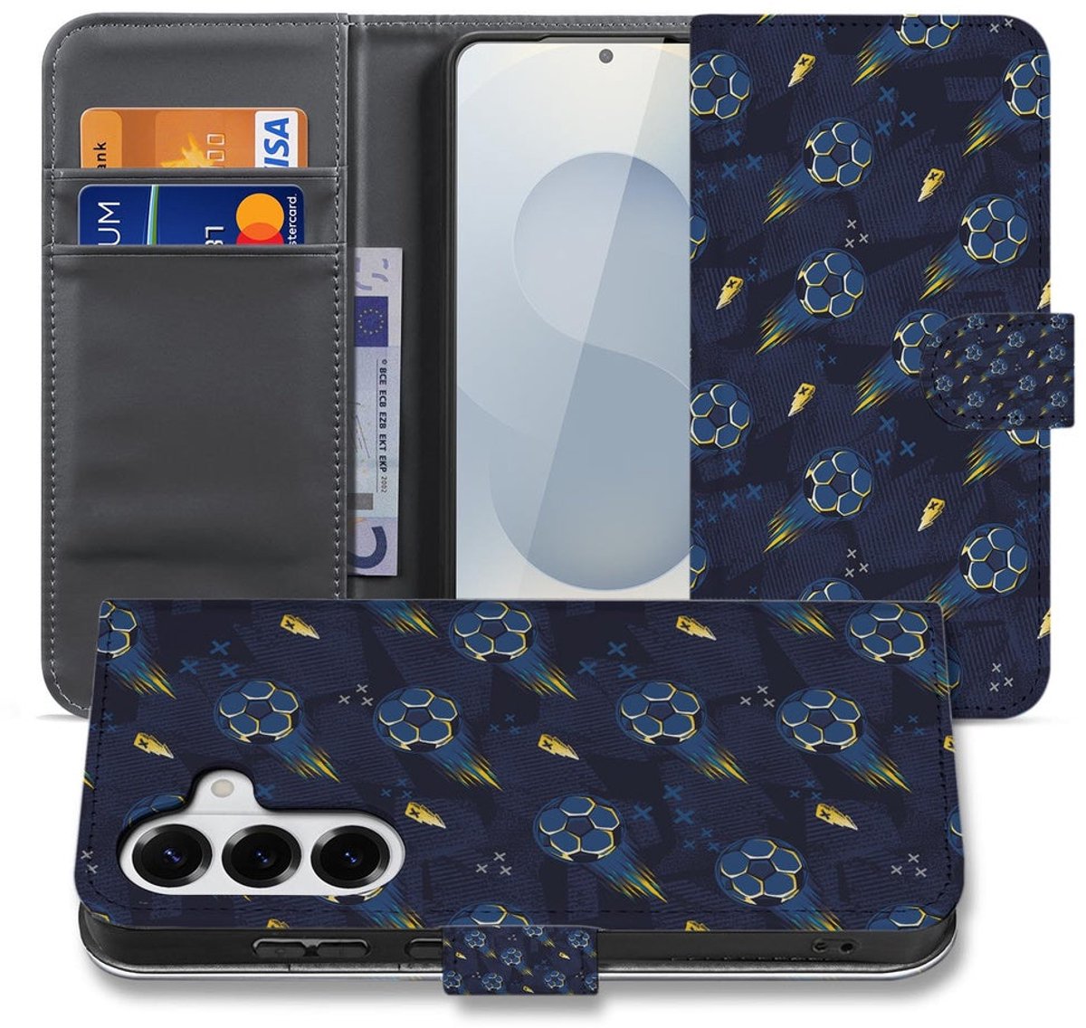 Samsung Galaxy S26 Bookcase Hoesje Voetbal Design