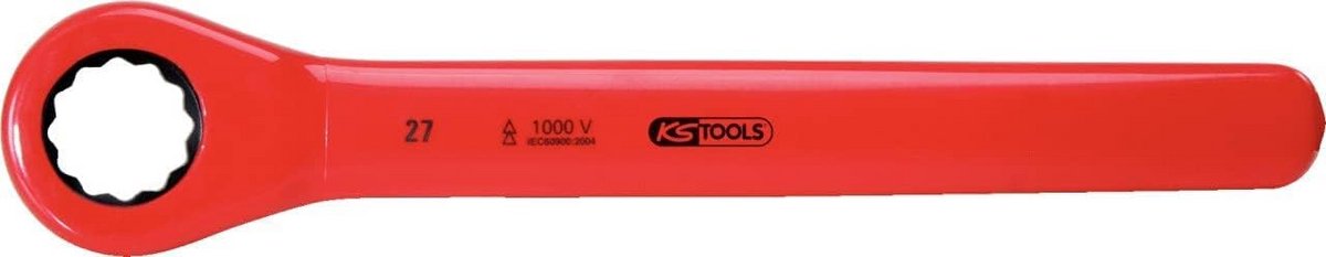 8 mm Ratelringsleutel met Veiligheidsisolatie - Compact en Veelzijdig Handgereedschap