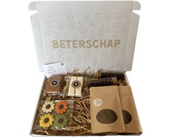 XL Beterschap koffie brievenbusbox met chocolade en fudge