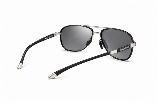 KingSeven Greystar - Pilotenbril met UV400 en polarisatie filter - Z187 van Kingseven — afbeelding 3