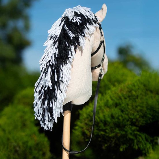 Hobby Horse Land - Hobby Horse "Dune" Fjord - inclusief halster & diamanten frontriem - Stokpaard - A3 van Merkloos — afbeelding 4