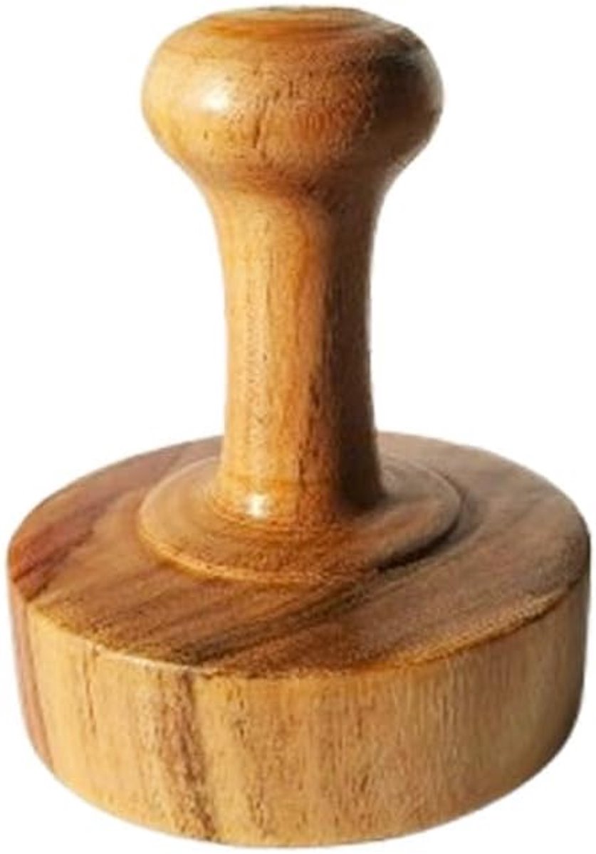 Houten Stamper voor Roti, Chapati en Khakara - Keukenpers