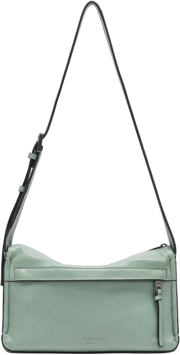 Hobo Tas - Schoudertas Dames - Dagelijks Gebruik - Natuurlijk Leer - 700 gram - Blauw