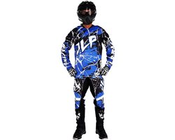 Motorcross Outfit - Racekleding Set - Off-road Rijden - Ademend Materiaal - Maat XL - Blauw