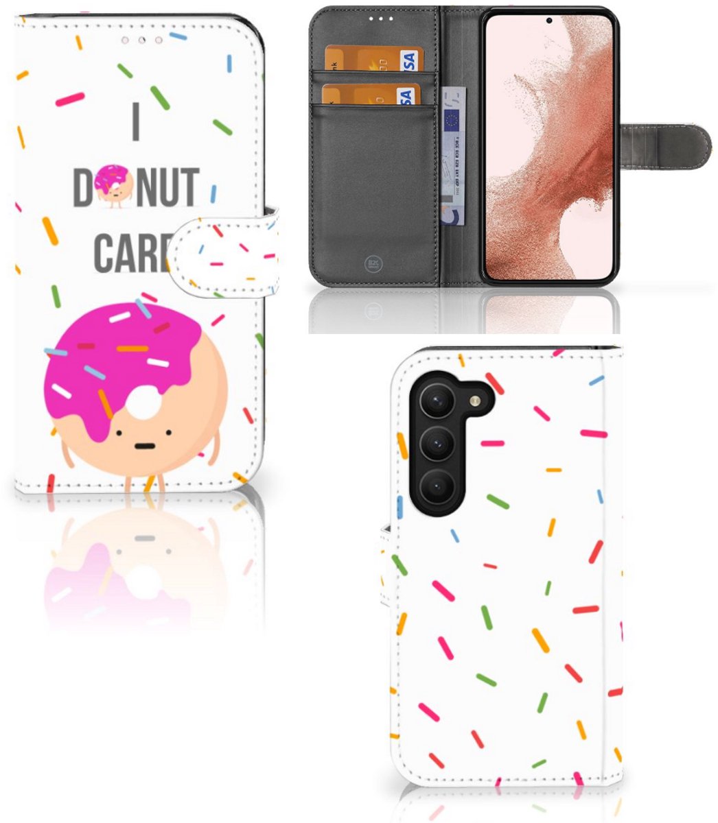 Samsung Galaxy S23 Book Cover Donut Roze